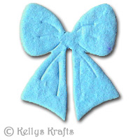 Mulberry Bow Die Cut Shape - Blue (Pack of 5)