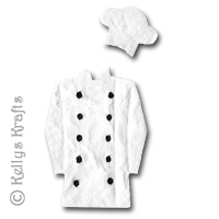 Mulberry Die Cut Chef Outfit / Uniform - White