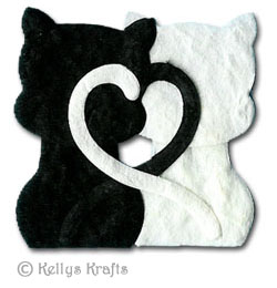 Mulberry Sweetheart Cats - Black/White