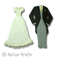 Mulberry Bride & Groom Outfits, The Happy Couple