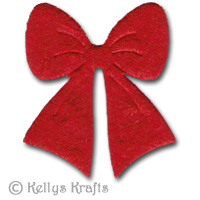 Mulberry Bow Die Cut Shape - Red (Pack of 5)