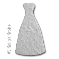 Mulberry Gown/Dress Die Cut Shape - White