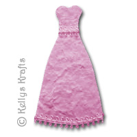 Mulberry Dress/Gown Die Cut Shape - Pink