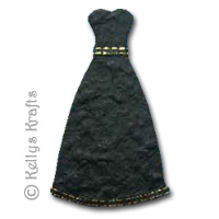 Mulberry Dress/Gown Die Cut Shape - Black