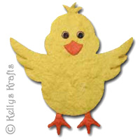 Mulberry Yellow Easter Chick Die Cut Shape