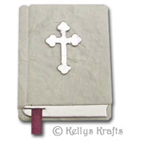 Mulberry Bible Die Cut Shape, White