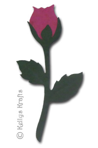 Mulberry Rose/Flower on Stem, Pink (1 Piece)