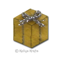 (image for) Mulberry Mini Gift/Present Die Cut Shape - Yellow (1 Piece)