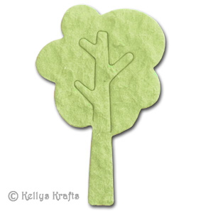 Mulberry Die Cut Small Tree, Light Green (1 Piece)
