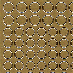 Circles & Dots, Gold Peel Off Stickers (1 sheet)