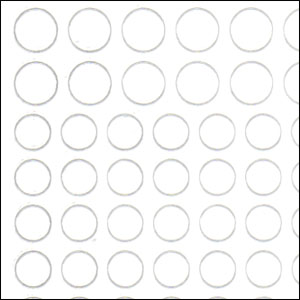 Circles & Dots, White Peel Off Stickers (1 sheet)