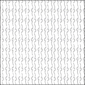 Fantasy Lines Small Waves, White Peel Off Stickers (1 sheet)