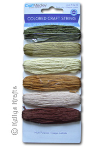Mixed Selection of Craft String - Nature (GCO19A)