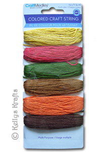 (image for) Mixed Selection of Craft String - Darks (GCO19D)