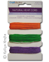 Natural Hemp Cord, Fashion (15 yards)