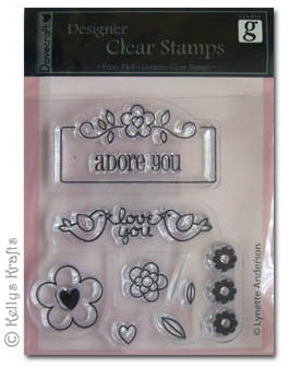 Clear Stamps - Love & Flowers - Click Image to Close