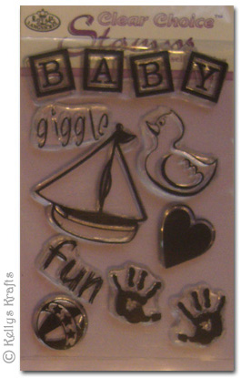Clear Stamps - Baby / Giggle / Fun