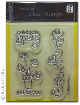 Clear Stamps - Flowers / Springtime