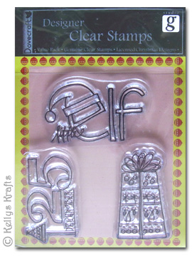 Clear Stamps - Christmas Present, Little Elf, 25 December