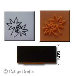 Foam Mounted Rubber Stamp - Leaves