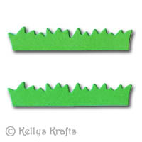 Small Green Grass Die Cut Shapes (Pack of 10)
