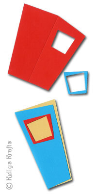 Mini Window Card Die Cut Shapes (Pack of 10)