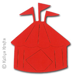 Large Circus Tent Die Cut Shapes (Pack of 10) - Click Image to Close