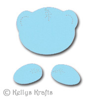 (image for) Teddy Bear Face & Paws Die Cut Shapes (Pack of 6)