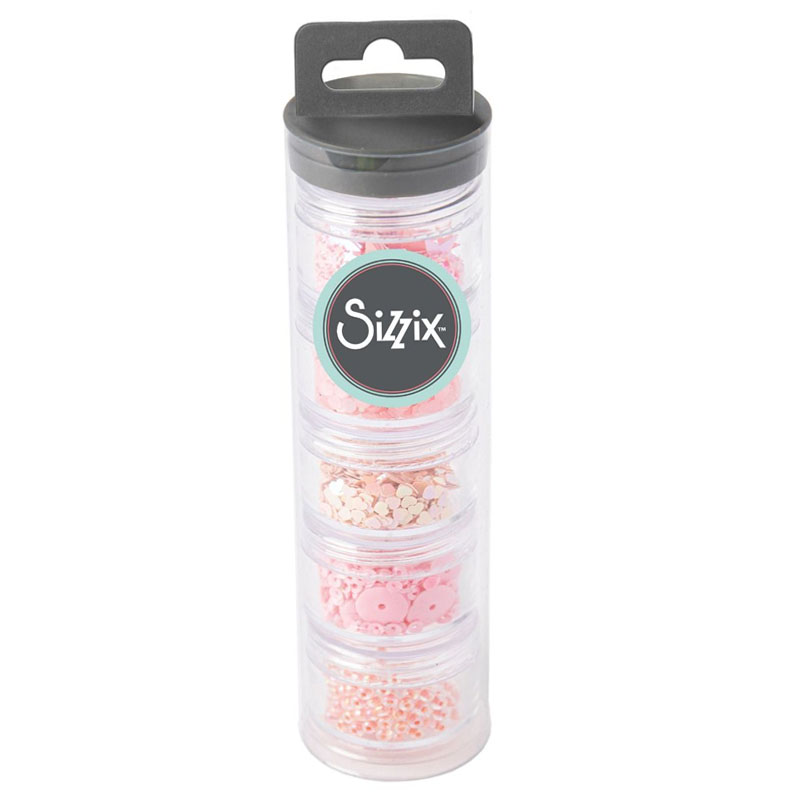 (image for) Sizzix Sequins & Beads, Cherry Blossom 5pk (664602)