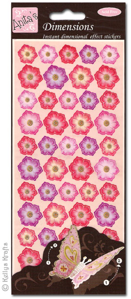 Dimensions Stickers - Mini Flowers (1 Sheet)