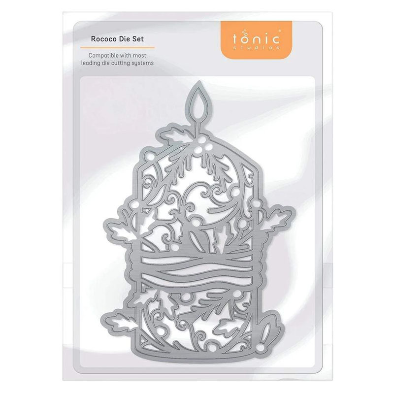(image for) Tonic Studios, Metal Cutting Die - Festive Candle
