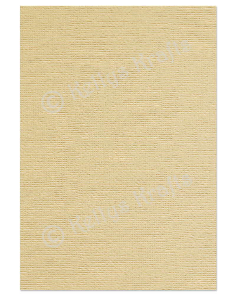 (image for) Tan Brown Linen-Weave Textured A4 Card (1 Sheet)