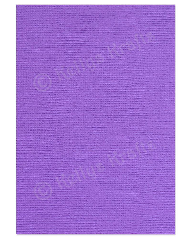 (image for) Amethyst Purple Linen-Weave Textured Card (1 Sheet)