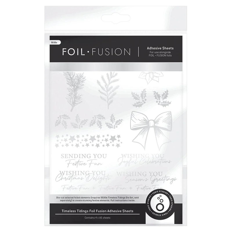 (image for) Foil Fusion Adhesive Sheets - Timeless Tidings (4 Sheets)