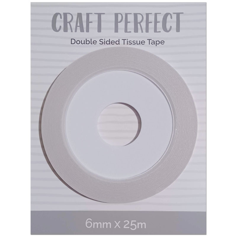 (image for) Craft Perfect Double Sided Tissue Tape, 6mm x 25mtrs