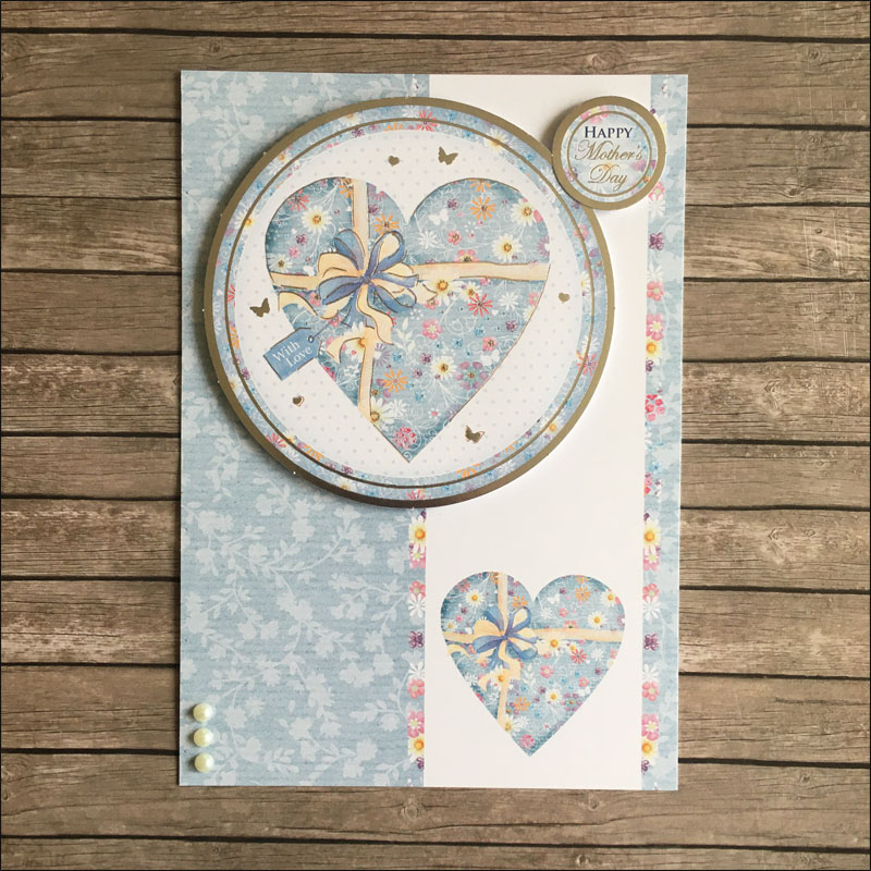 Handmade Papercraft Card Topper - Happy Mother's Day